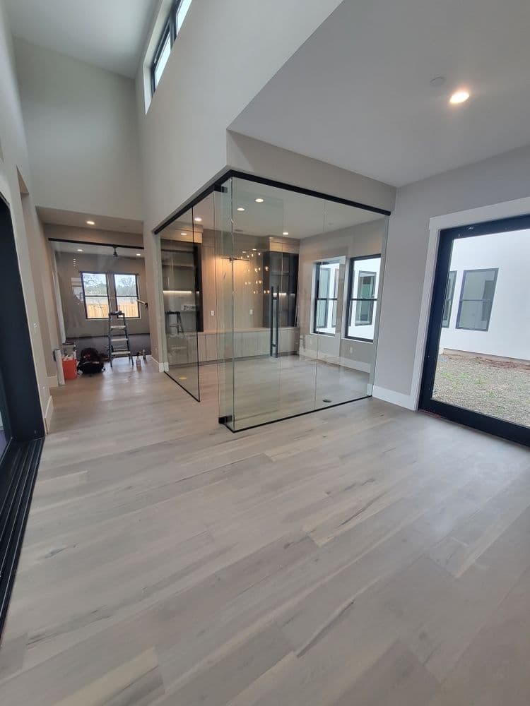 Glass Partition Installation